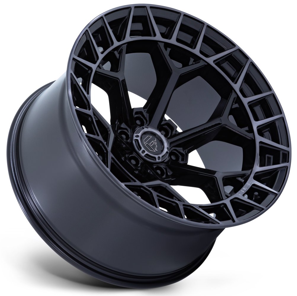 20X9 Fuel Off-Road Charger Gloss Black Brushed Dark Tint FC873 6X5.5/139.7 20mm - Flex Offroad