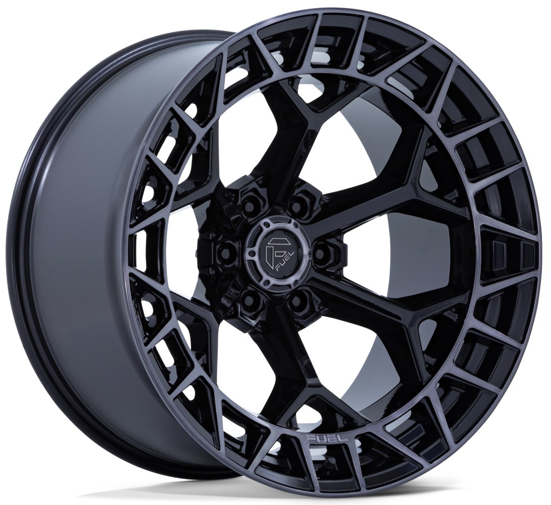 20X9 Fuel Off-Road Charger Gloss Black Brushed Dark Tint FC873 6X5.5/139.7 20mm - Flex Offroad