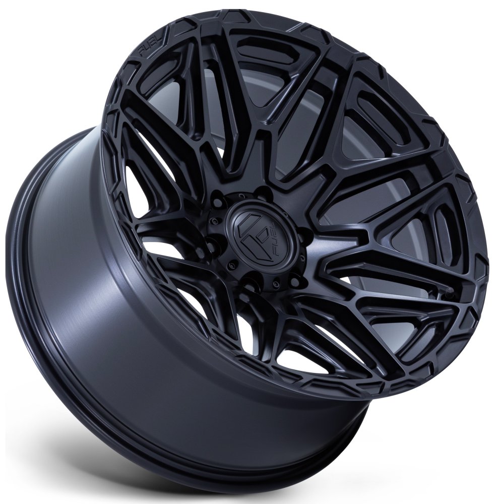 20X10 Fuel Off-Road Injector Gloss Black Machined Dark Tinted FC885 8x6.5/165 -18mm