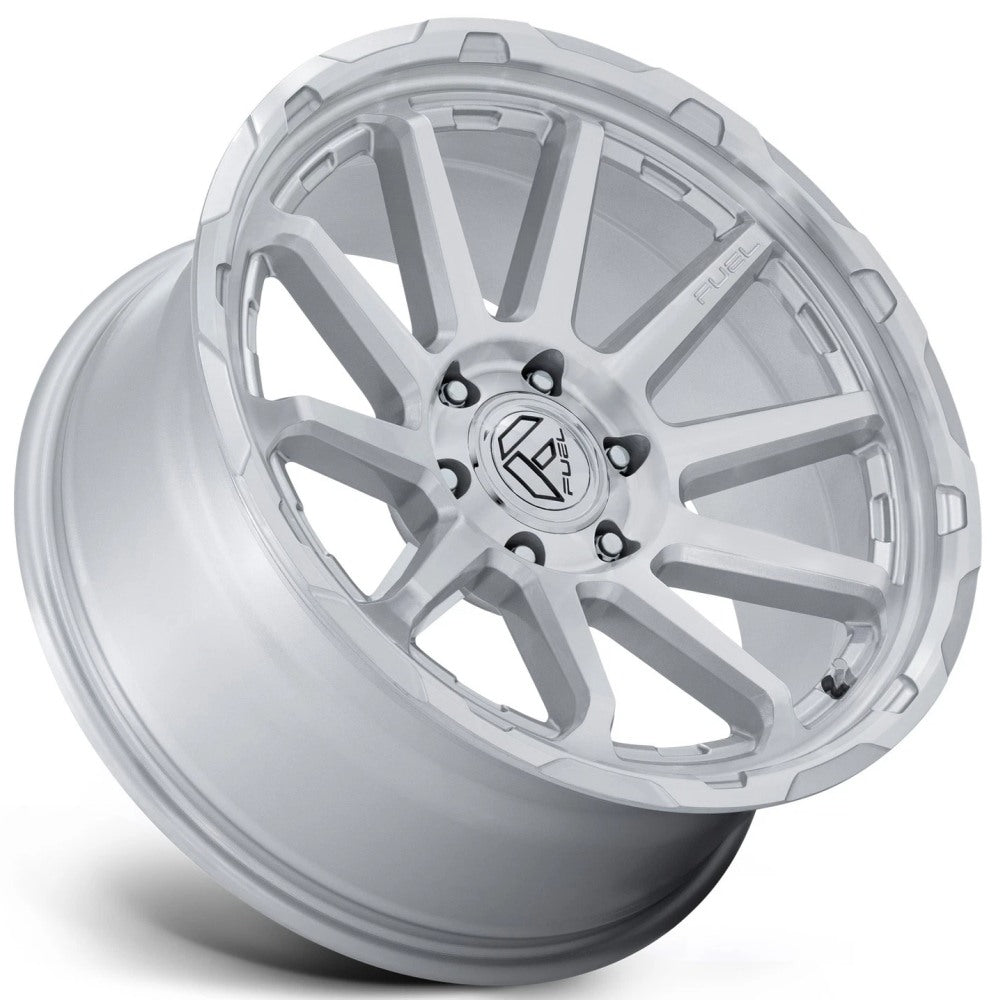 17X9 Fuel Off-Road Circuit Gloss Silver Machined FC887 5x5/127 -12mm