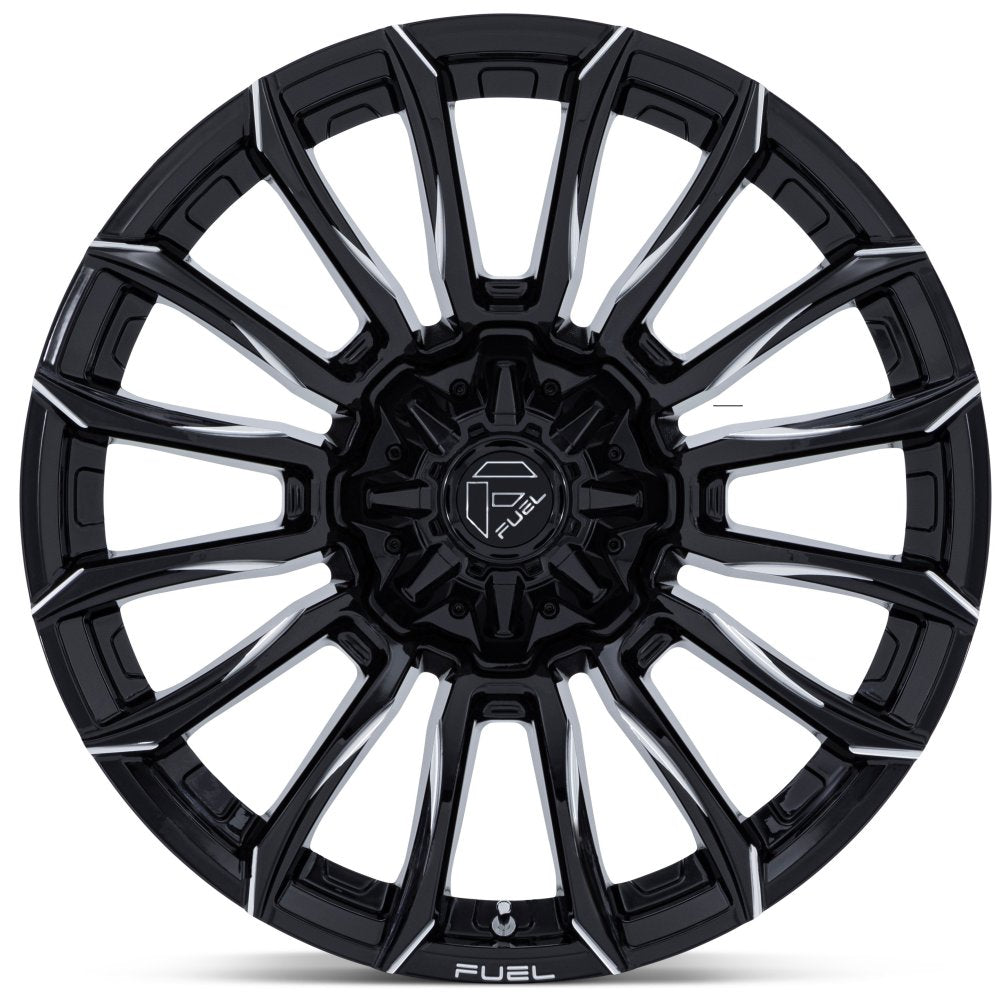 20x9 Fuel Off-Road Blade Gloss Black Milled FC889 5x5/127 5x5.5/139.7 1mm