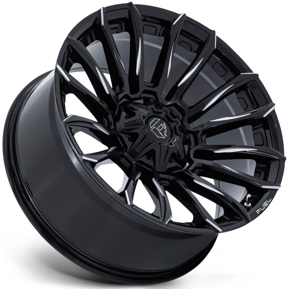 22x10 Fuel Off-Road Blade Gloss Black Milled FC889 6x135 6x5.5/139.7 -18mm