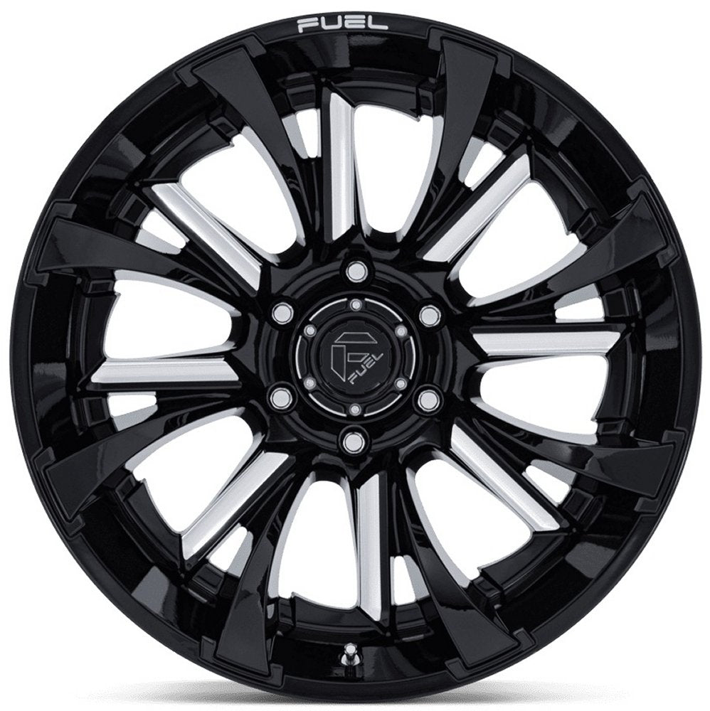 22X10 Fuel Off-Road Tantrum Gloss Black Milled FC895 8x170 -18mm