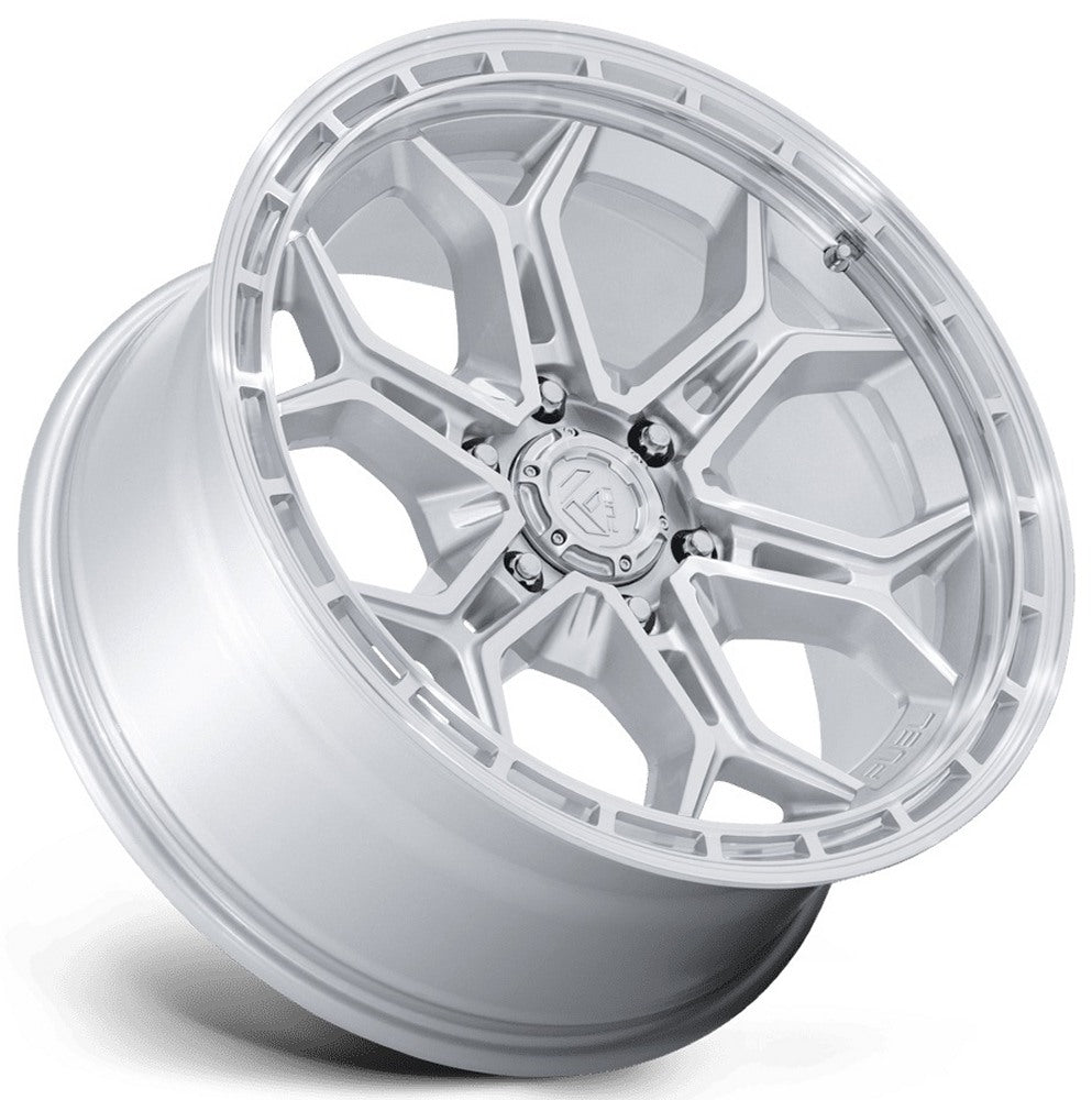 20x9 Fuel Off-Road Heathen Gloss Silver Machined FC896 6x135 1mm