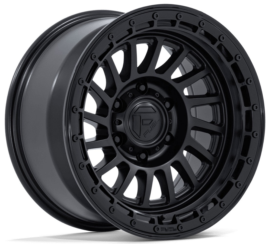 20x9 Fuel Off-Road Havoc Matte Black w/ Gloss Black Lip FC897 6x5.5/139.7 1mm