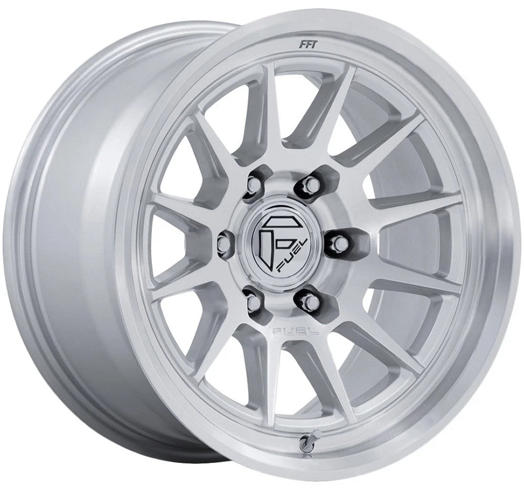 17X8.5 Fuel Off-Road Super Gloss Silver Machined FC902 6x5.5/139.7 25mm