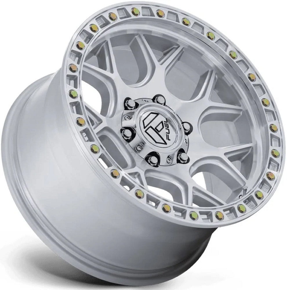 17X9 Fuel Off-Road Puma Gloss Silver Machined FC908 5x5/127 -12mm