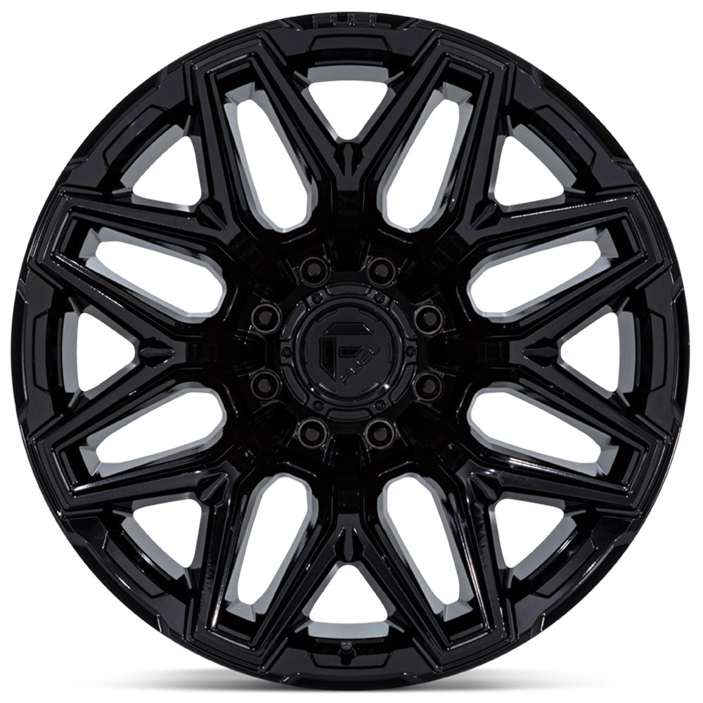 22x10 Fuel Off-Road Flux Blackout (8-Lug) FC854 8x180 -18mm