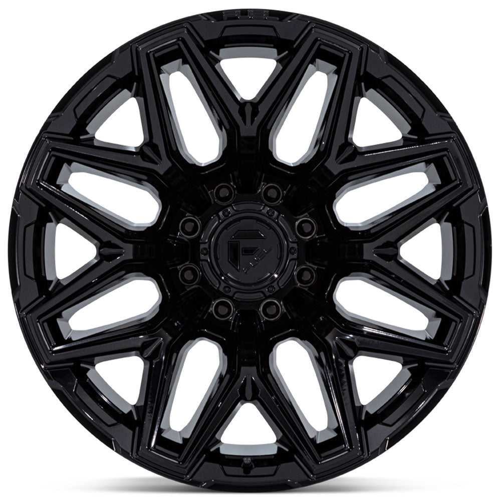 20X9 Fuel Off-Road Flux Gloss Black (8-Lug) FC854 8x170 1mm