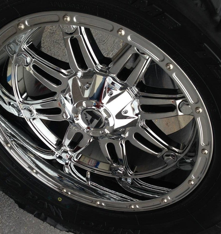 20x9 Fuel Off-Road Hostage Chrome D530 6x135 6x5.5/139.7 20mm - Flex Offroad