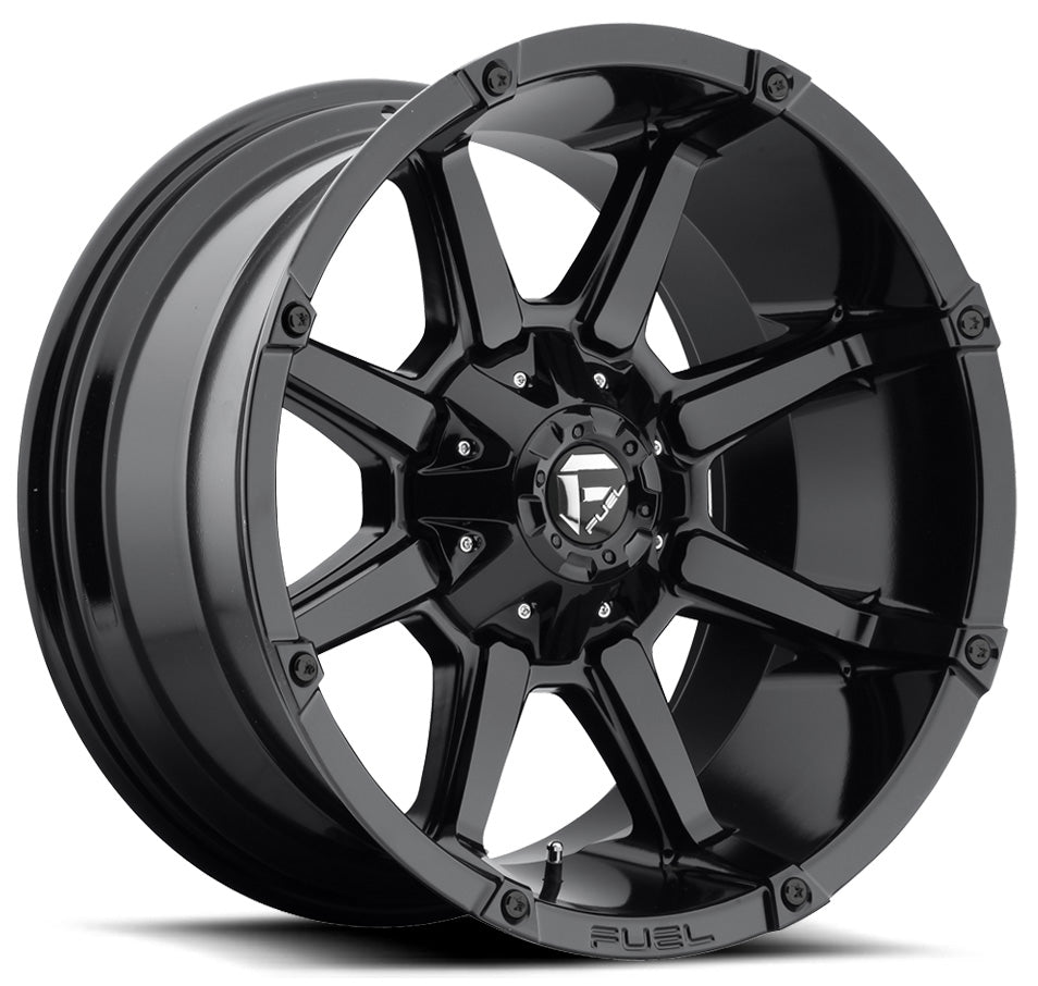 20x10 Fuel Off-Road Coupler Gloss Black D575 8x6.5/165 -12mm - Flex Offroad