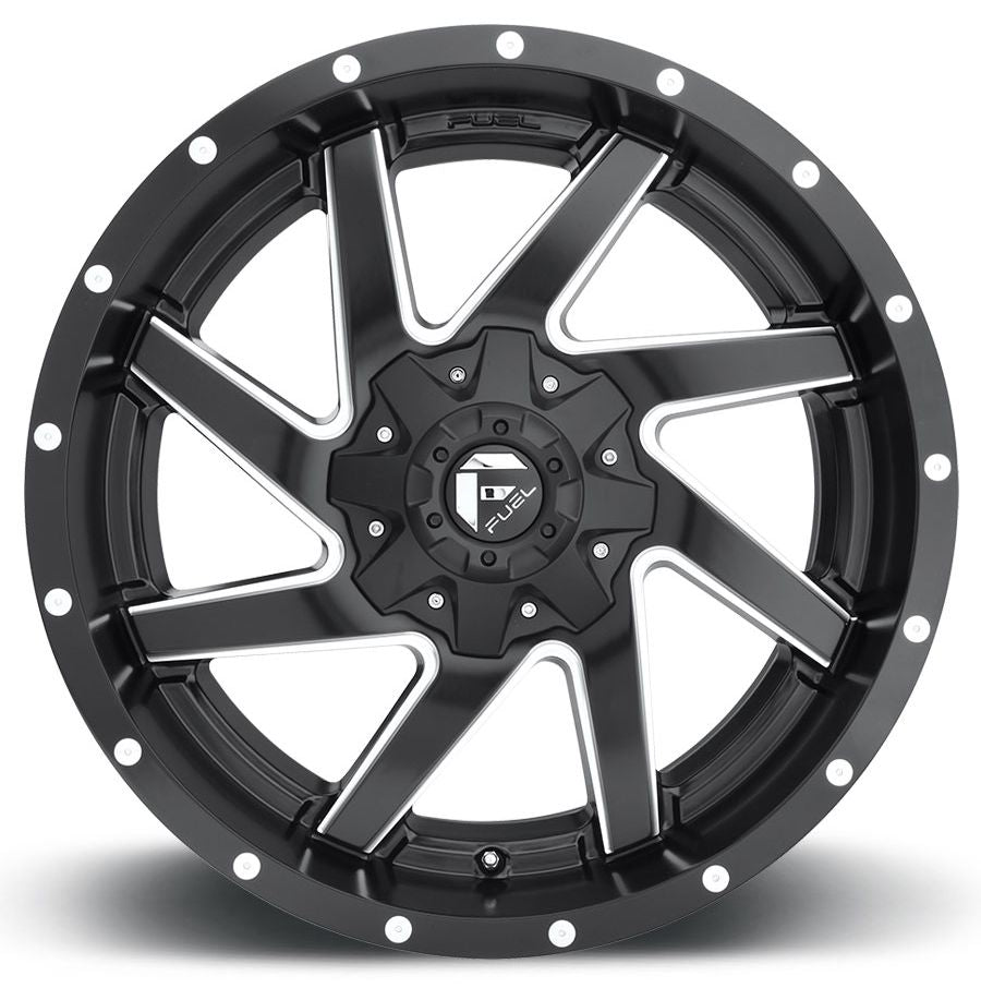 (Clearance - No Returns) 20x10 Fuel Off-Road Renegade Black Milled D594 6x135 6x5.5/139.7 -18mm
