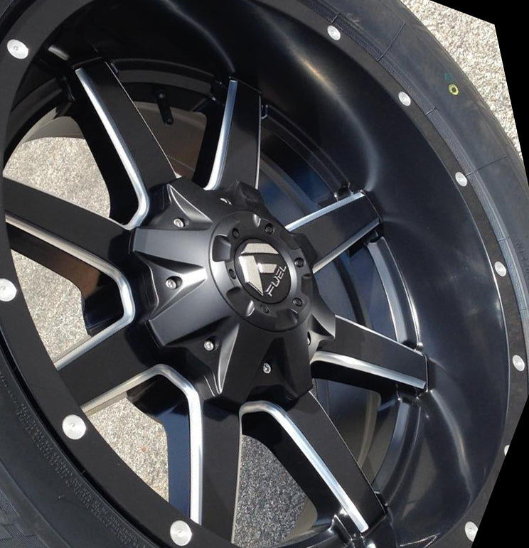 17x8.5 Fuel Off-Road Maverick Matte Black w/ Milled Accent D538 5x4.5/114.3 5x120 32mm - Flex Offroad