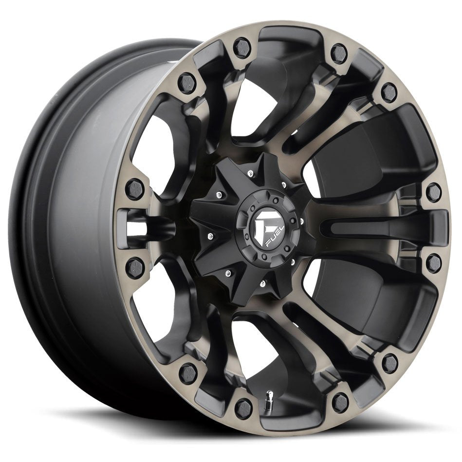 20x9 Fuel Off-Road Vapor Black/Machined w/Tint D569 8x180 20mm - Flex Offroad