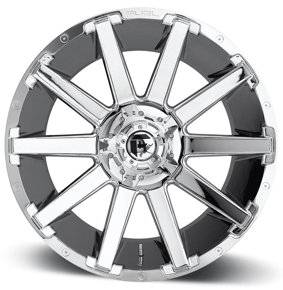 20x10 Fuel Off-Road Contra Chrome D614 8x170 -18mm - Flex Offroad