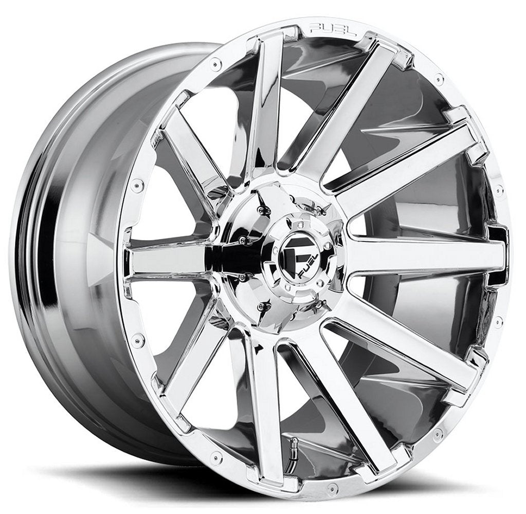 20x10 Fuel Off-Road Contra Chrome D614 8x170 -18mm - Flex Offroad