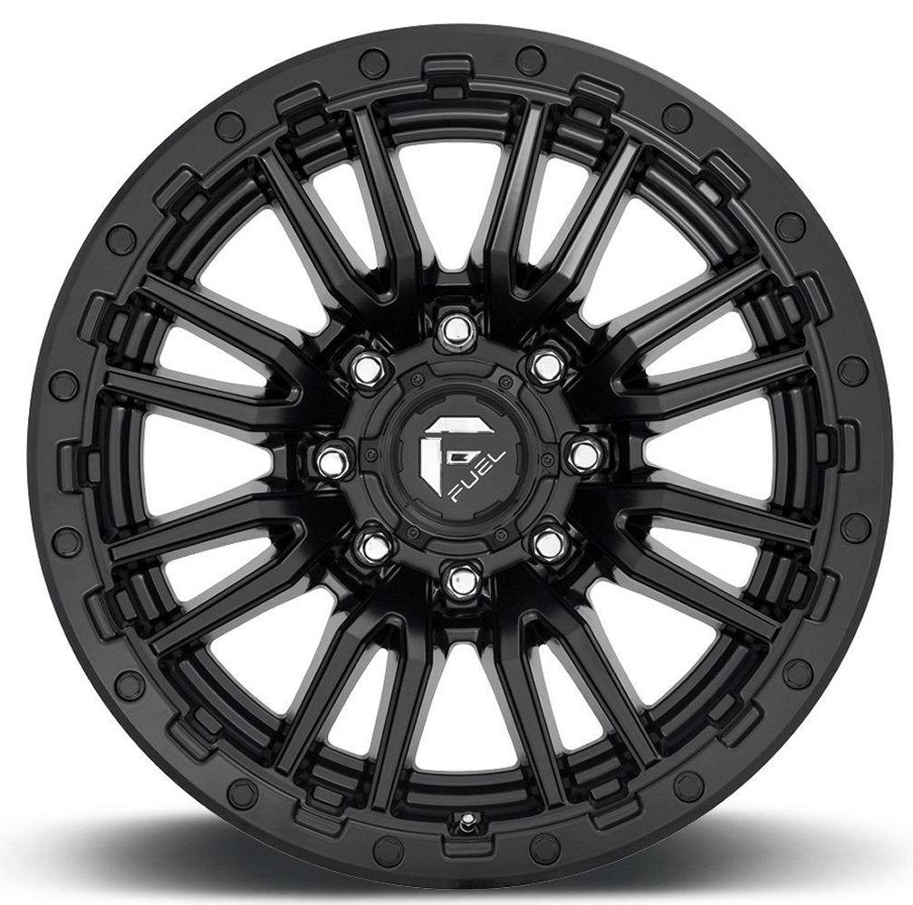 22x10 Fuel Off-Road Rebel 8 Matte Black D679 (8 Lug) 8x170 -18mm