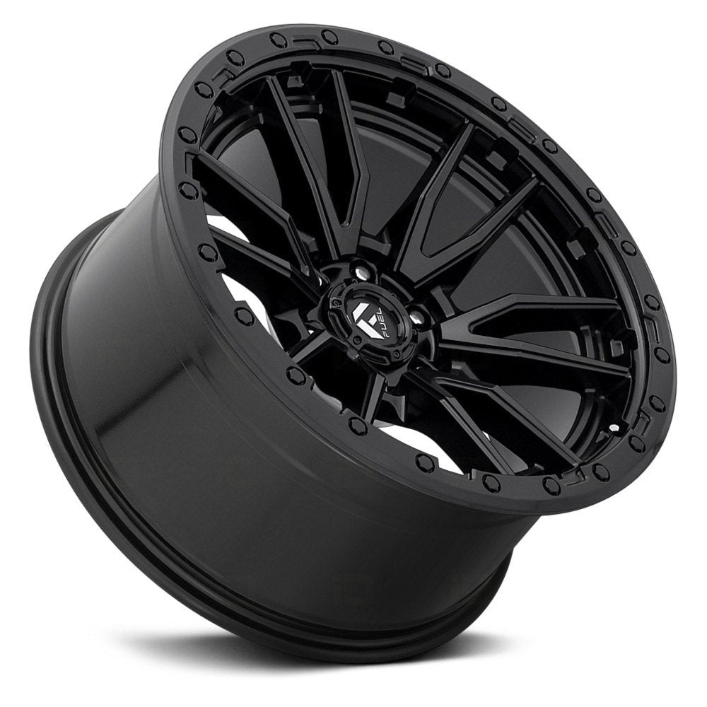 22x10 Fuel Off-Road Rebel 6 Matte Black D679 (6 Lug) 6x135 -13mm - Flex Offroad