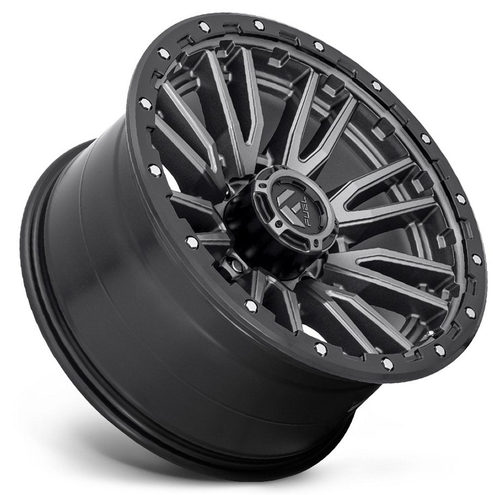 20x9 Fuel Off-Road Rebel 8 Anthracite w/ Black Lip (8 Lug) D680 8x180 1mm