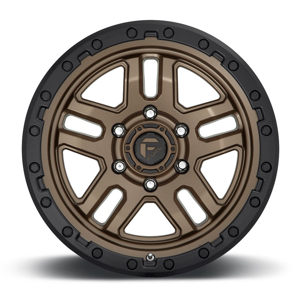 17x9 Fuel Off-Road Ammo Bronze w/ Black Ring D702 6x5.5/139.7 -12mm - Flex Offroad