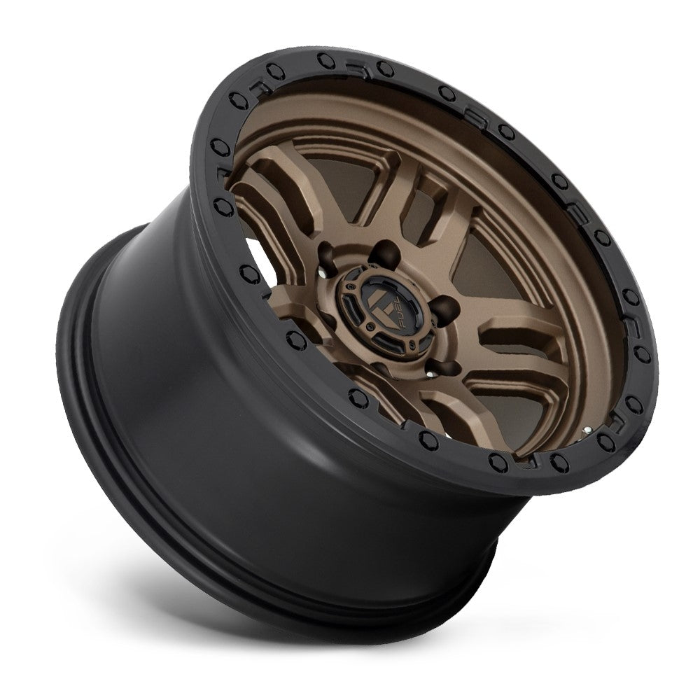 Fuel Off-Road Ammo Bronze w/ Black Ring D702 6x5.5/139.7 1mm - Flex Offroad