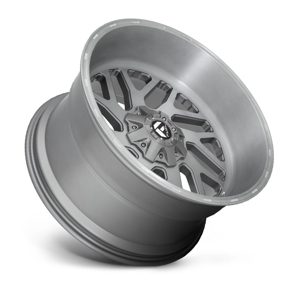 (Clearance - No Returns) 20x10 Fuel Off-Road Triton Platinum Tinted D715 5x4.5/114.3 5x5/127 -18mm - Flex Offroad