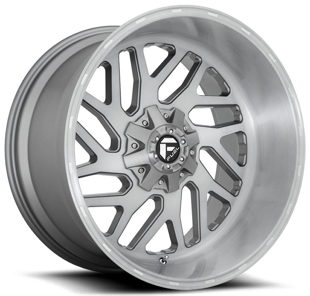 (Clearance - No Returns) 20x10 Fuel Off-Road Triton Platinum Tinted D715 5x4.5/114.3 5x5/127 -18mm - Flex Offroad