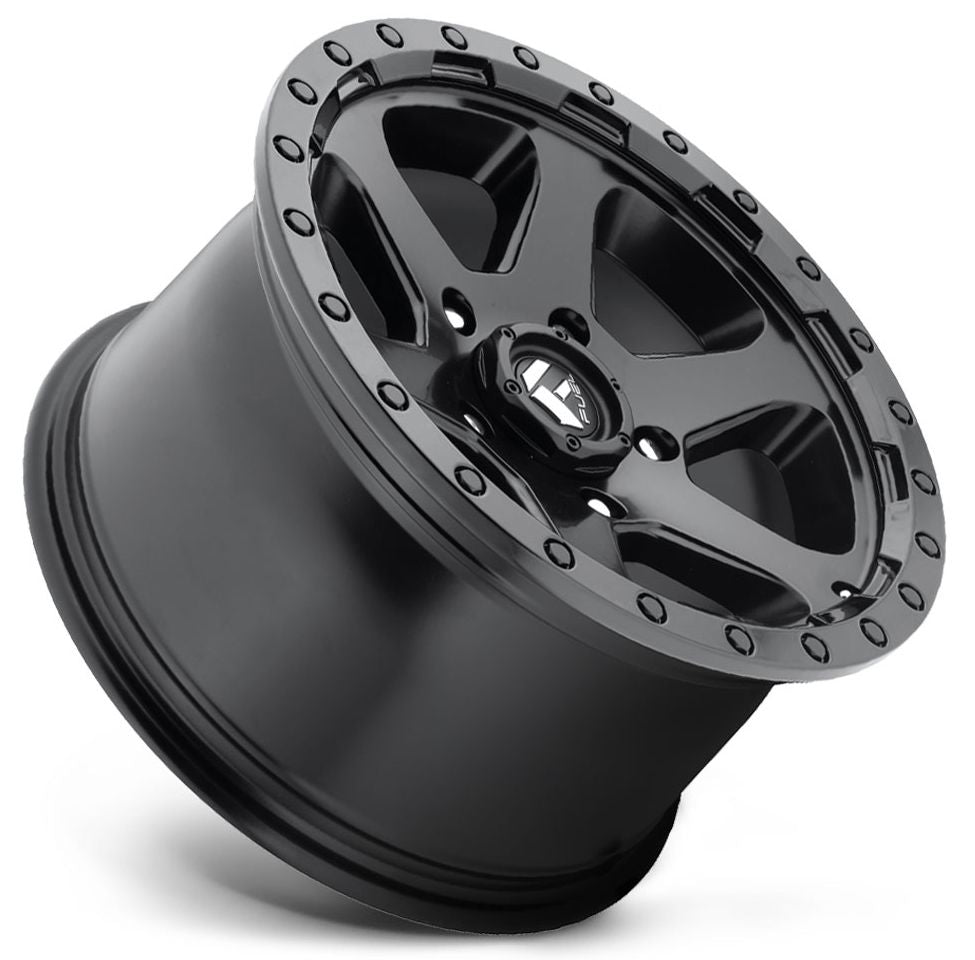 18X9 Fuel Off-Road Ripper Matte Black w/ Gloss Lip D589 6x5.5/139.7 1mm - Flex Offroad