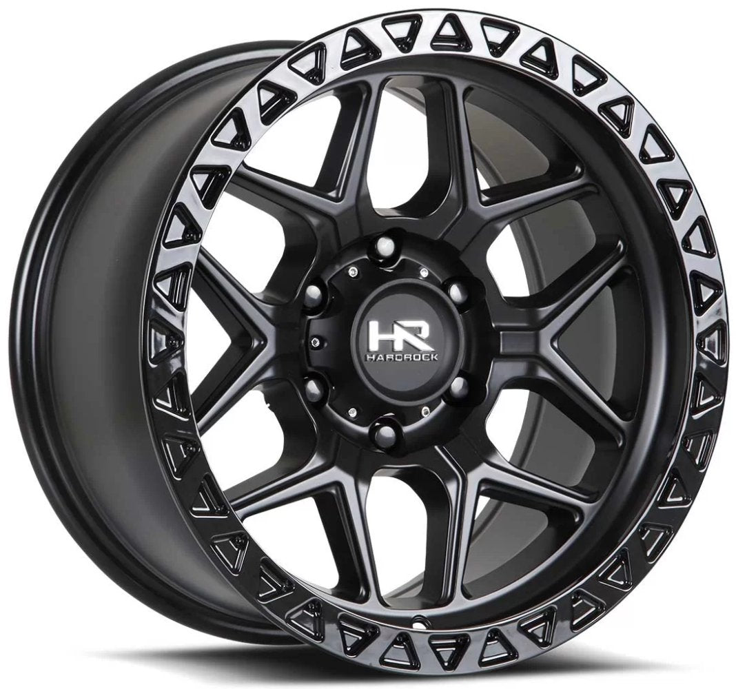 17x9 Hardrock Off-Road H107 Matte Black 6x135 -12mm