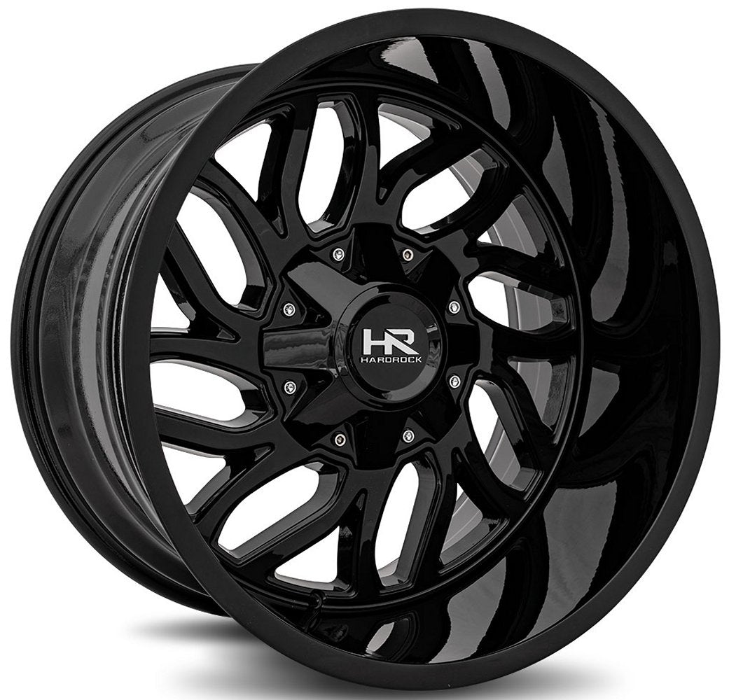 22x10 Hardrock Off-Road H707 Destroyer Gloss Black 5x5.5/139.7 5x150 -25mm - Flex Offroad