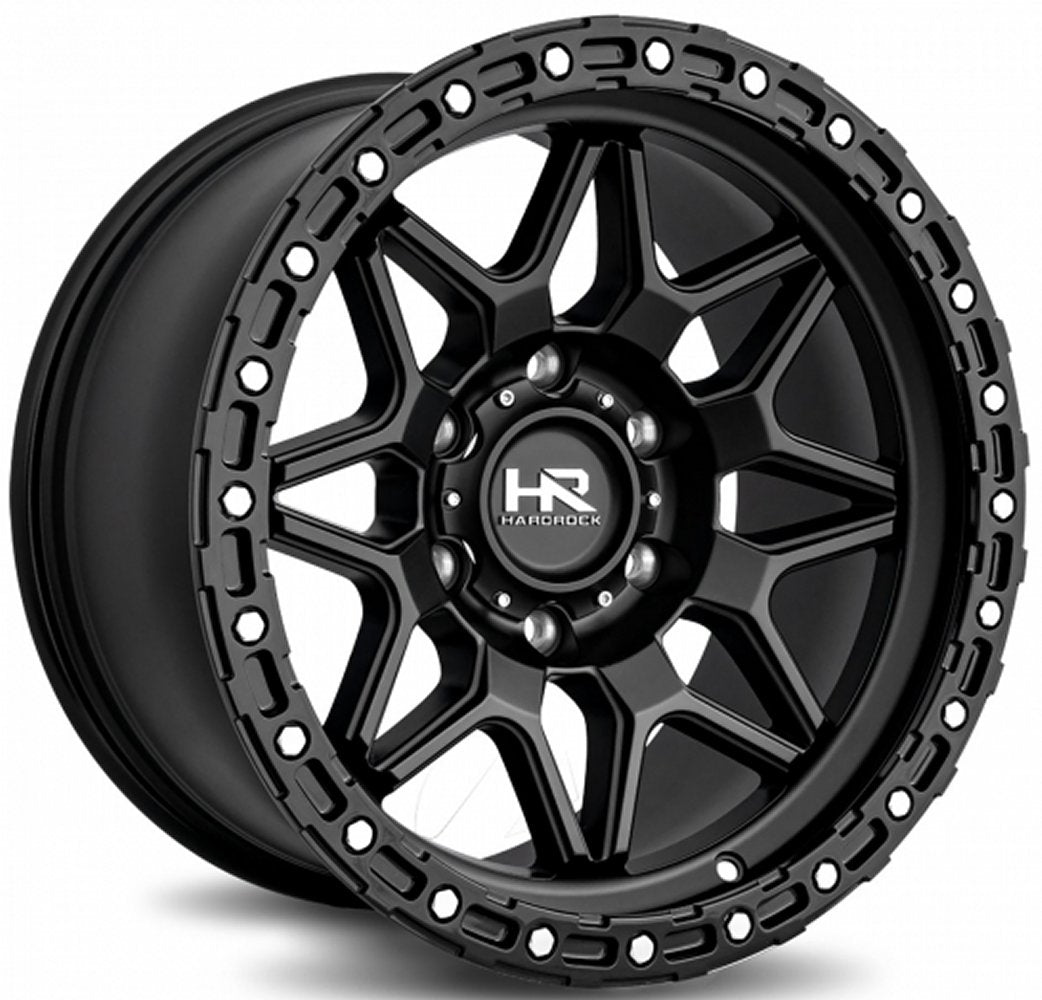 20x10 Hardrock Off-Road H105 Matte Black 6x5.5/139.7 -19mm