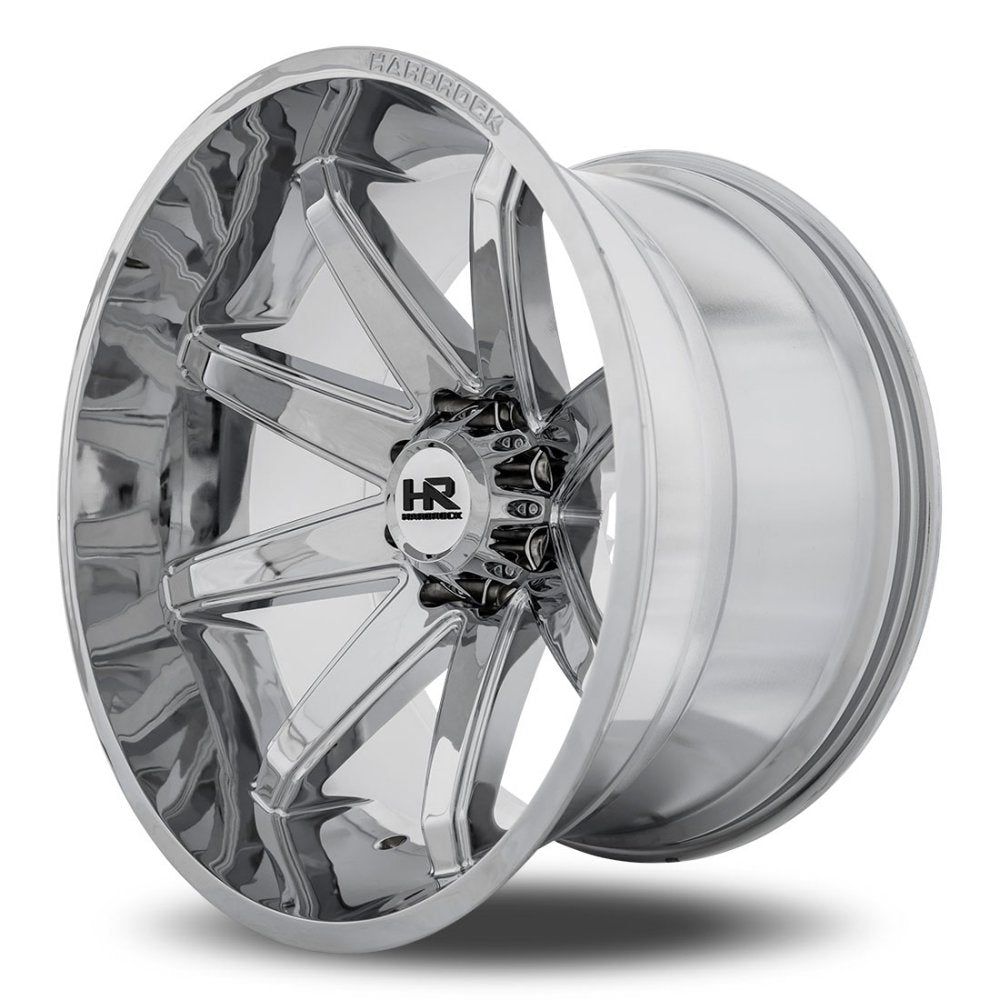 24x14 Hardrock Off-Road H502 Pain Killer Xposed Chrome (* May Require Trimming) 5x5/127 -76mm - Flex Offroad