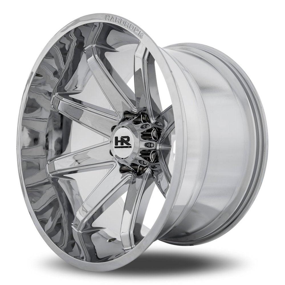 26x14 Hardrock Off-Road H502 Pain Killer Xposed Chrome (* May Require Trimming) 8x180 -76mm - Flex Offroad