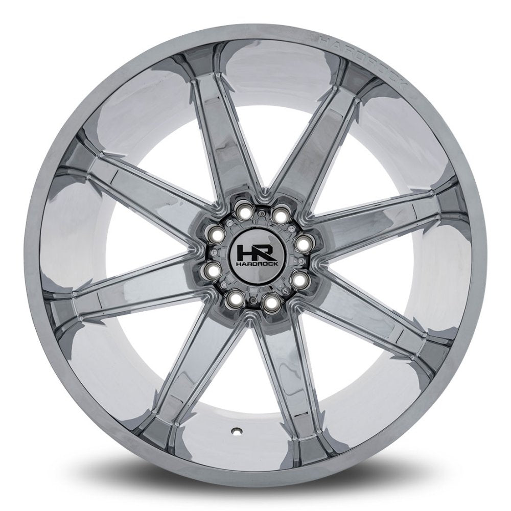 24x14 Hardrock Off-Road H502 Pain Killer Xposed Chrome (* May Require Trimming) 6x5.5/139.7 -76mm - Flex Offroad