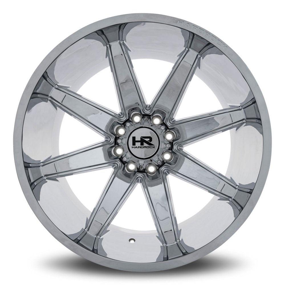 26x14 Hardrock Off-Road H502 Pain Killer Xposed Chrome (* May Require Trimming) 8x180 -76mm - Flex Offroad
