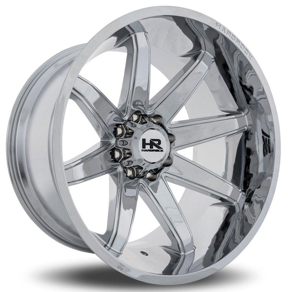 26x14 Hardrock Off-Road H502 Pain Killer Xposed Chrome (* May Require Trimming) 8x180 -76mm - Flex Offroad