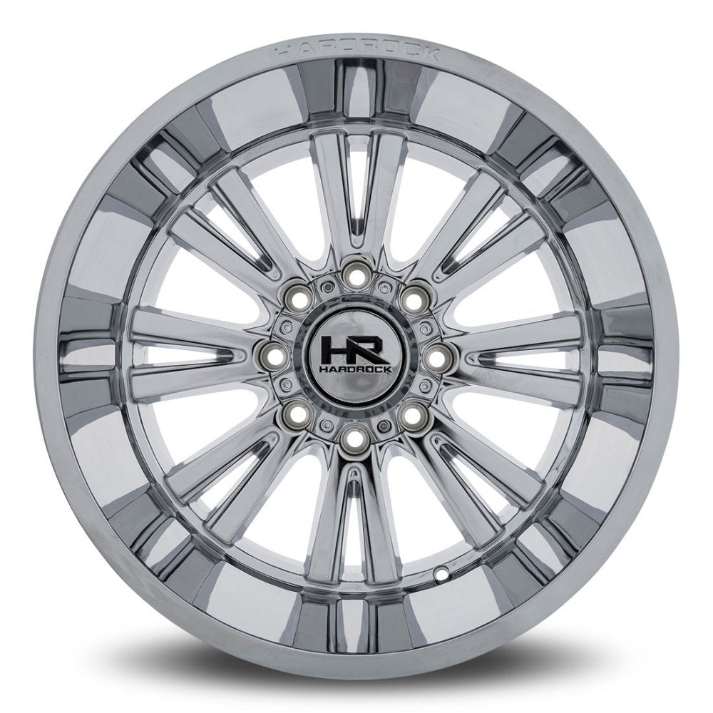 22x12 Hardrock Off-Road H503 Spine Xposed Chrome (* May Require Trimming) 8x170 -44mm