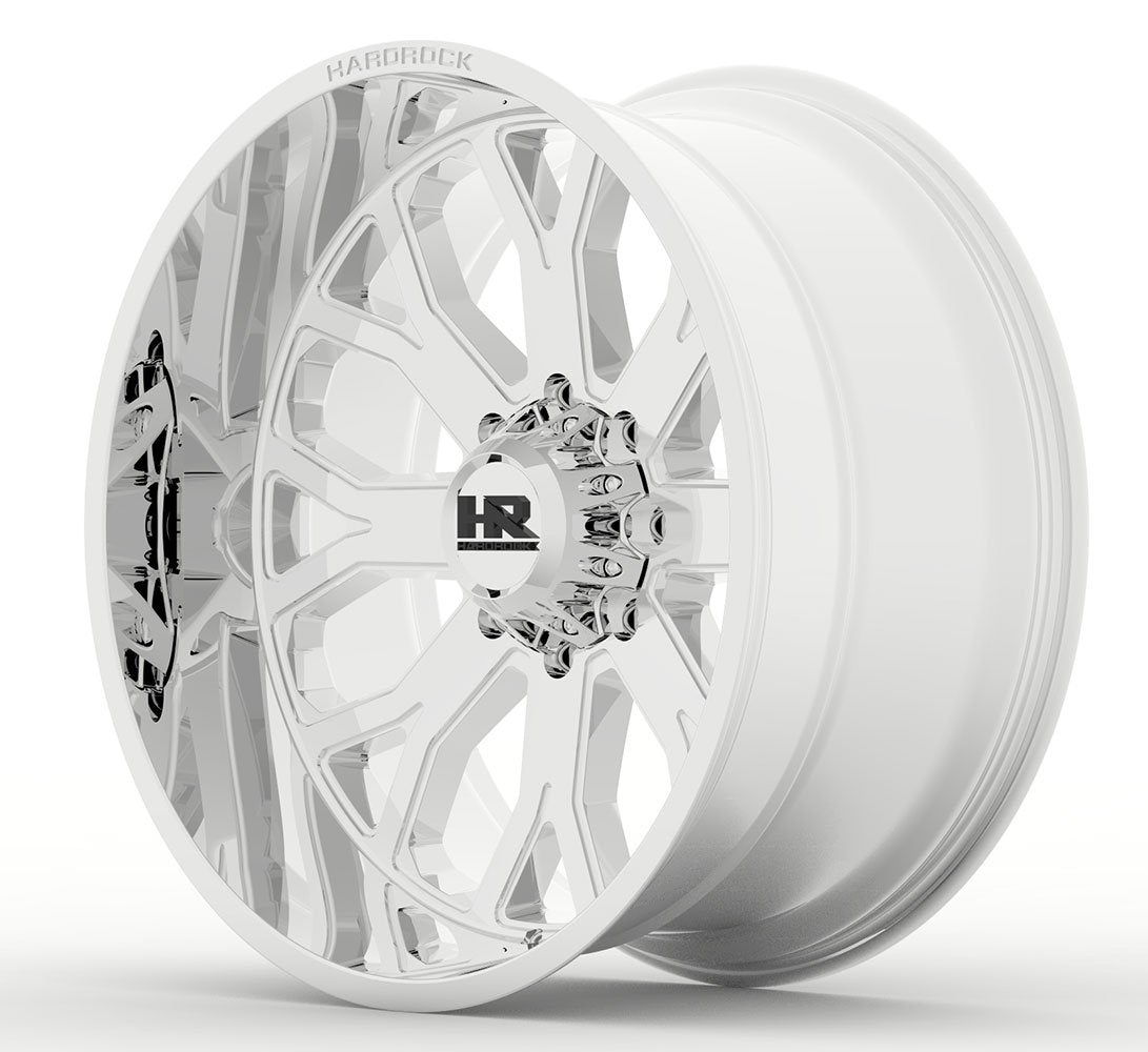 20x10 Hardrock Off-Road H504 Slammer Xposed Chrome 8x180 -19mm