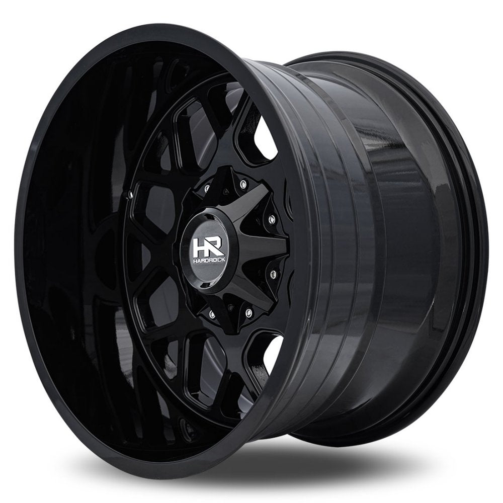 20x9 Hardrock Off-Road H705 Gunner Gloss Black 6x135 6x5.5/139.7 0mm - Flex Offroad