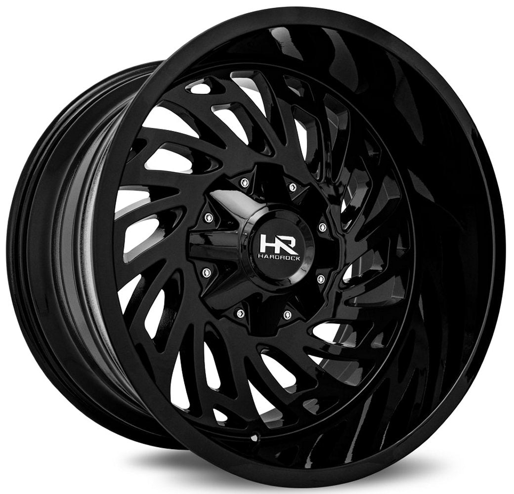 20x10 Hardrock Off-Road H710 Attach Gloss Black 8x170 -19mm - Flex Offroad
