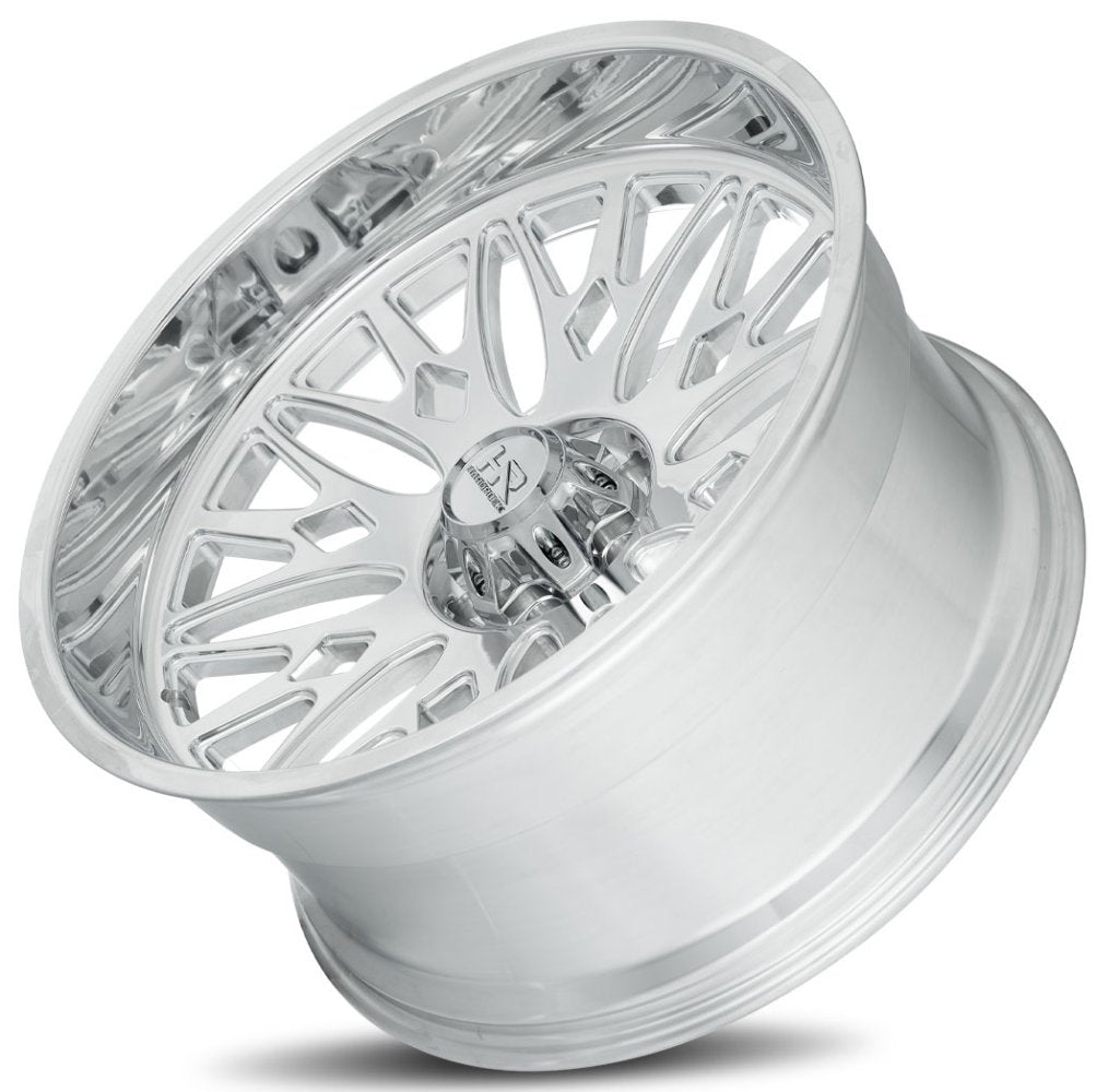 24x12 Hardrock Off-Road H907 Polished (Concave Forged) (* May Require Trimming) 5x5.5/139.7 -51mm