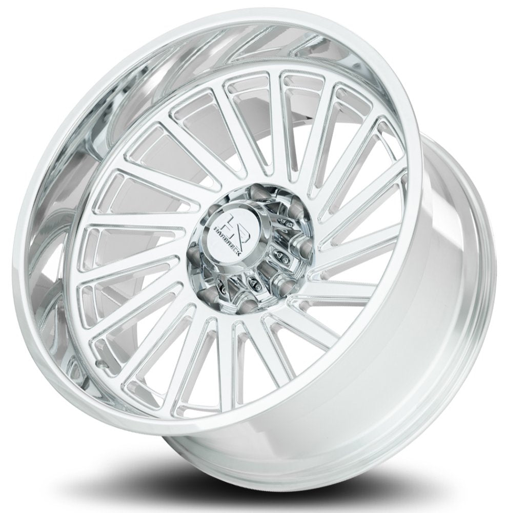 24x12 Hardrock Off-Road H905 Polished (Concave Forged) (* May Require Trimming) 8x6.5/165 -51mm - Flex Offroad