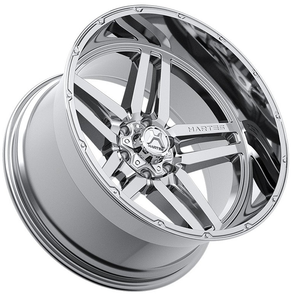 20x9 Hartes Metal Off-Road Savage Polished 6x5.5/139.7 0mm - Flex Offroad
