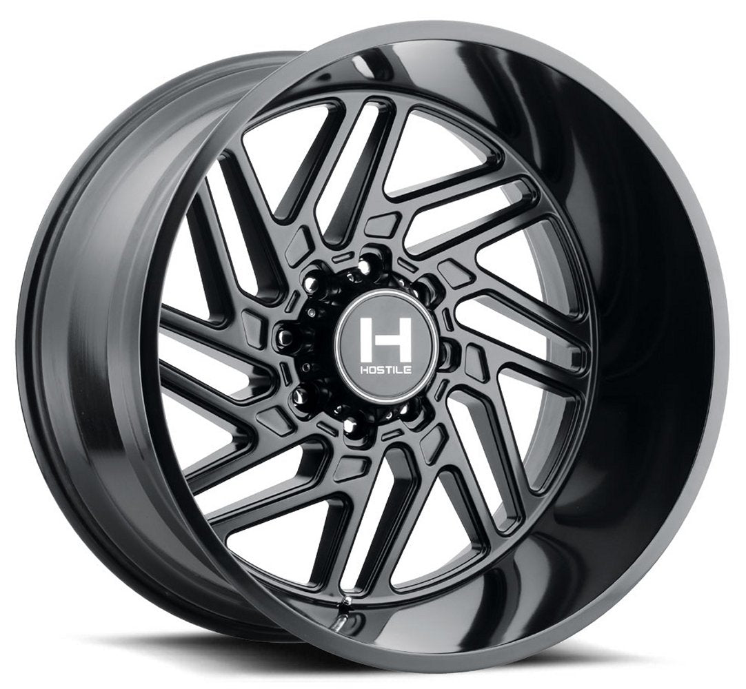 20x12 Hostile H116 Jigsaw Asphalt (* May Require Trimming) 6x5.5/139.7 -55mm - Flex Offroad
