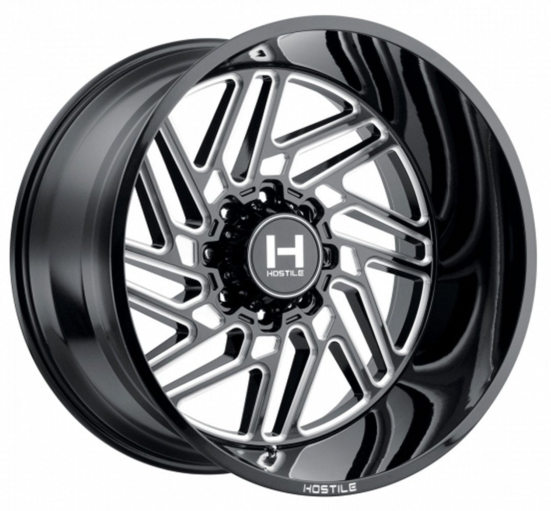 22x12 Hostile H116 Jigsaw Blade Cut (* May Require Trimming) 8x6.5/165 -44mm - Flex Offroad