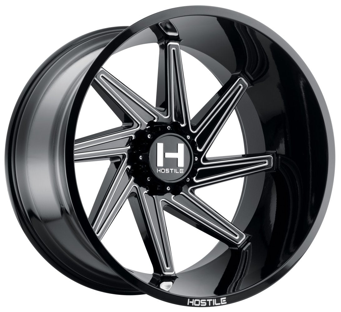 22x12 Hostile H119 Dagr Blade Cut (* May Require Trimming) 8x6.5/165 -44mm