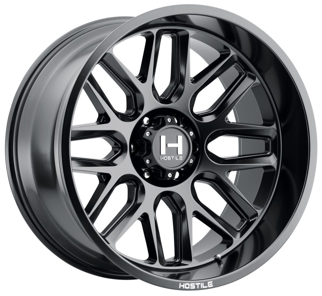 20x12 Hostile H120 Vulcan Asphalt (* May Require Trimming) 6x135 -44mm - Flex Offroad