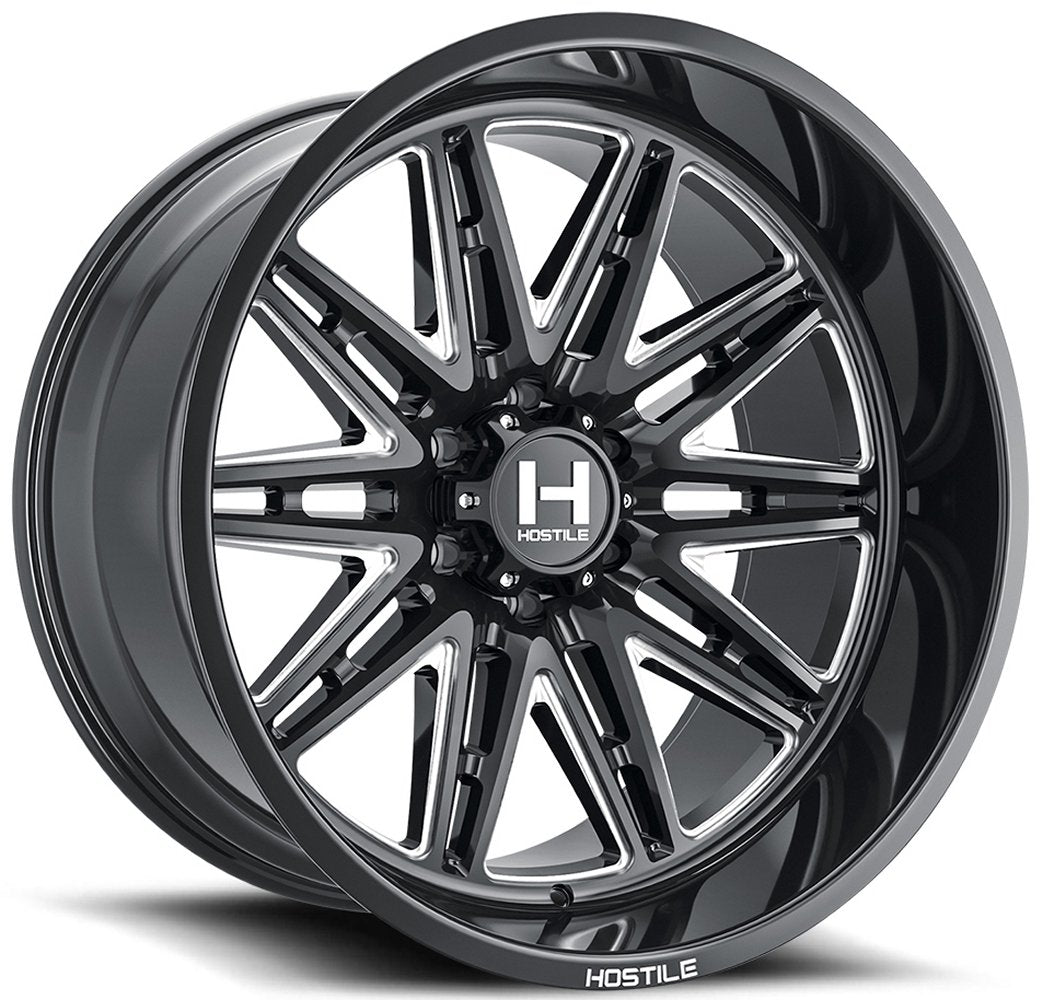 20x12 Hostile H126 Maniac Blade Cut (* May Require Trimming) 5x5/127 -44mm - Flex Offroad
