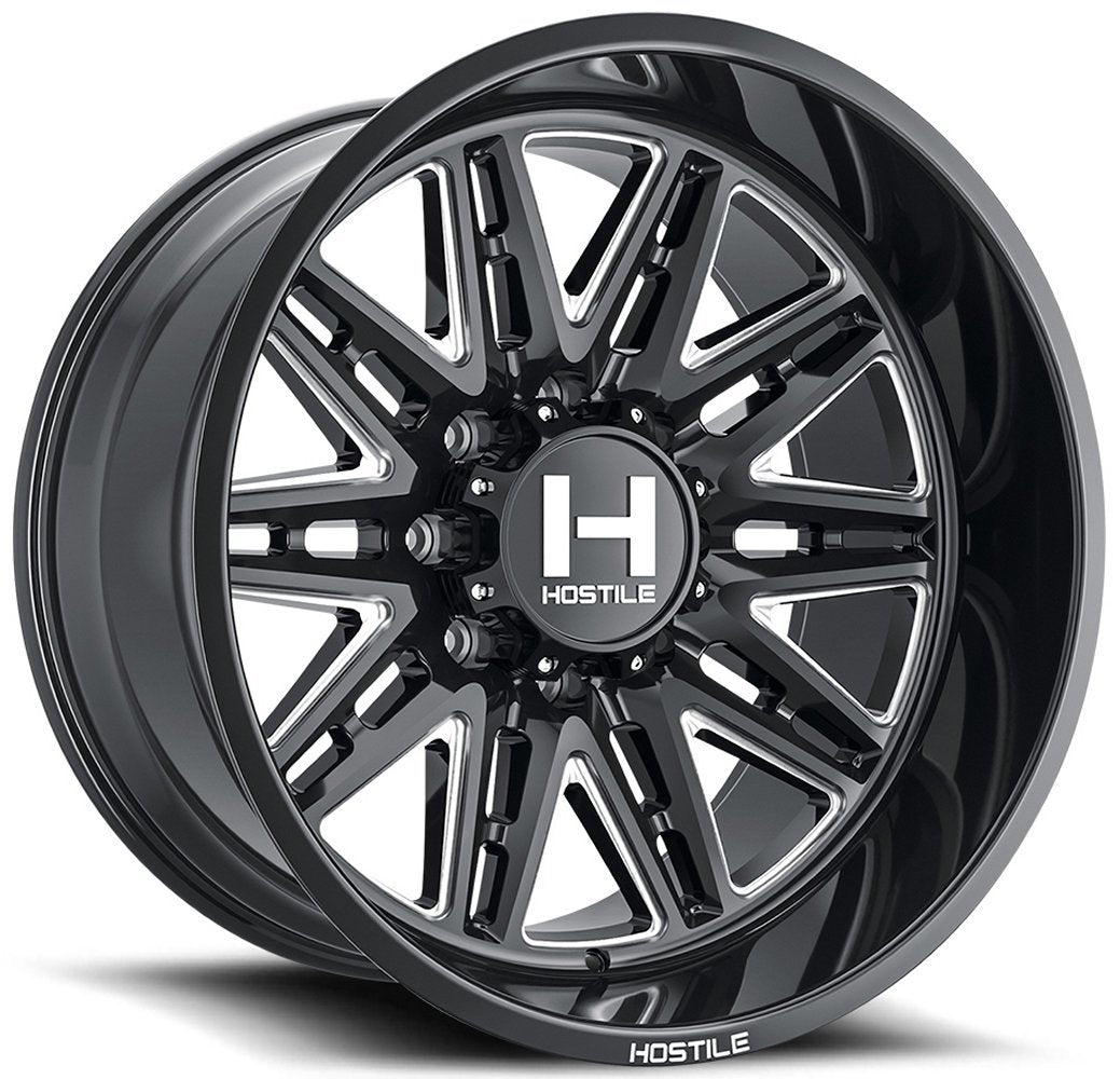 22x12 Hostile H126 Maniac Blade Cut (8 Lug) (* May Require Trimming) 8x170 -44mm