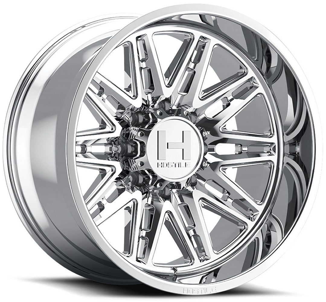 20x12 Hostile H126 Maniac Armor Plated (8 Lug) (* May Require Trimming) 8x180 -44mm - Flex Offroad